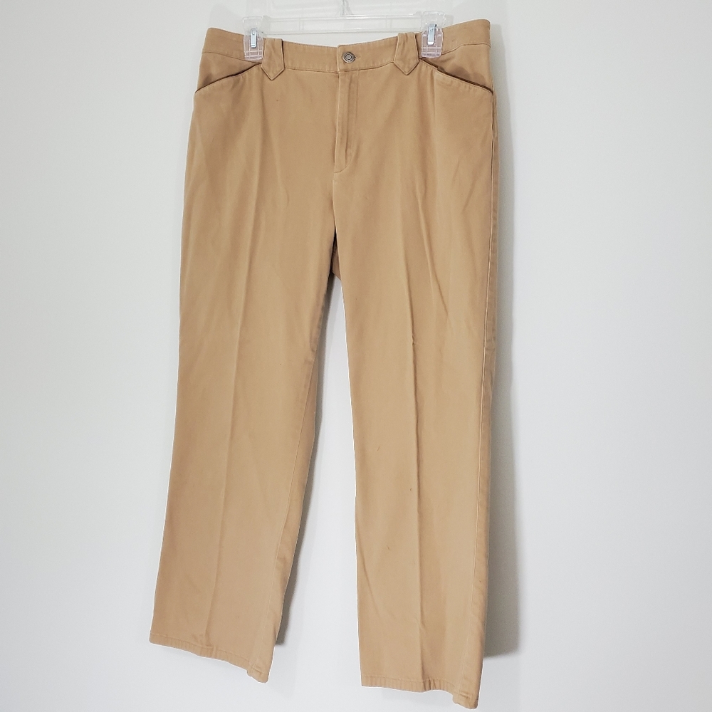 Ralph Lauren Tan Cotton Pants Size 12